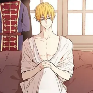 🌟 c211efd7 อนิเมะ, มังงะ, ตัวละคร, ภาพเหมือน, ผู้ชาย, ผมบลอนด์ telegram sticker