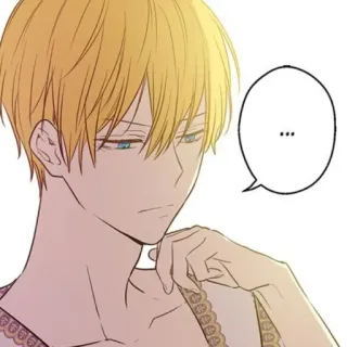 🌟 d946d0b7 ... อนิเมะ, มังงะ, คำพูดในความคิด, การ์ตูน, ตัวละคร, สีบลอนด์, ผู้ชาย telegram sticker