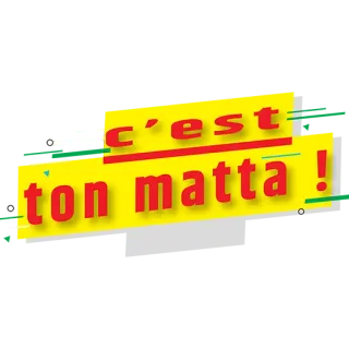 💩 f00a2c12 c'est ton matta! ฝรั่งเศส, วลี, สำนวน telegram sticker