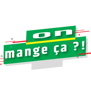 🤥 f602536e on mange ça ?! ฝรั่งเศส, อาหาร, คำถาม, กิน, วลี telegram sticker