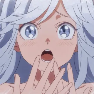 😍 44d09a60 Anime, Cô gái, Dễ thương, Sốc, Ngạc nhiên, Hoạt hình telegram sticker