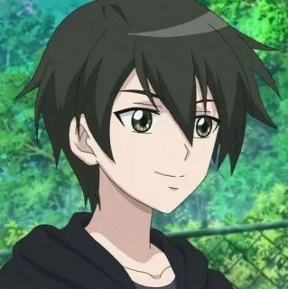 🐾 15a5b29a anime, cartoon, boy, character, smile telegram sticker