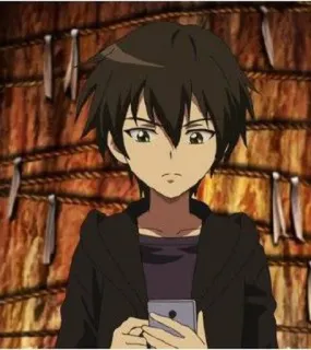 🐾 d63fd7b2 anime, boy, cartoon, character telegram sticker