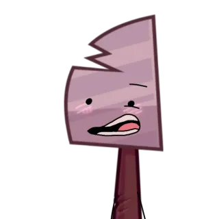 🤢 d8f29f94 топор, мультфильм, объект-шоу, выражение, смешной, инструмент whatsapp sticker