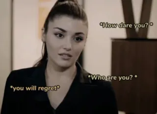 🗡 1a73bb35 "How dare you?
*Who are you? *
*you will regret*" telegram sticker