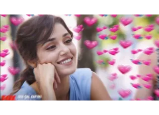 😍 84ca544e Sen çal Kapimi harten, liefde, vrouw, portret telegram sticker