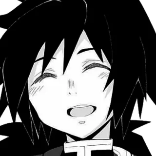 🌊 f7b06e9b 动漫, 漫画, 角色, 肖像, 插画, 微笑 telegram sticker