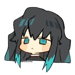 😐 5ecb4b0a @HAWKS Anime, Hoạt hình, Chibi, Nghệ thuật số, Sticker telegram sticker