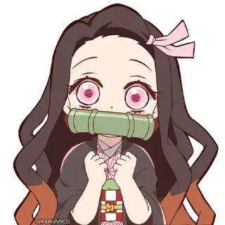 😳 b0681548 Nezuko Kamado Demon Slayer Anime, Thanh Gươm Diệt Quỷ, Nezuko, Kamado, Chibi, Dễ thương, Manga telegram sticker