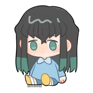 😐 c93e175f @HAWKS Anime, Chibi, Kawaii, Sticker telegram sticker
