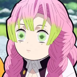 💕 4f728745 Mitsuri Kanroji Demon Slayer Anime, Thanh gươm diệt quỷ, Mitsuri Kanroji, Nhân vật, Tóc hồng, Cô gái telegram sticker