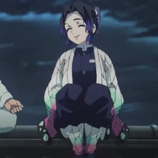 🦋 e294f506 Shinobu Kocho Demon Slayer Anime, Thanh gươm diệt quỷ, Shinobu Kocho, Nhân vật telegram sticker