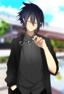 🧬 f2786d12 Tamaki Amajiki My Hero Academia 애니메이션, 아마지키 타마키, 나의 히어로 아카데미아, 캐릭터, 안경 telegram sticker