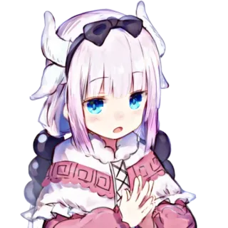 @wallpaper_kid Miss Kobayashi's Dragon Maid @Anime_Sticker_noob telegram stickers