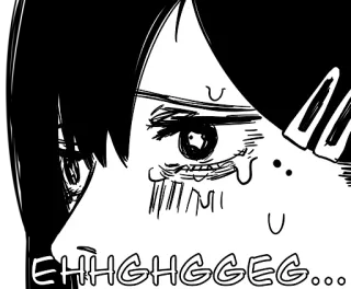 😫 28a40262 EHHGHGGEG... Anime, Manga, Menangis, Emosional, Kartun, Ekspresi whatsapp sticker