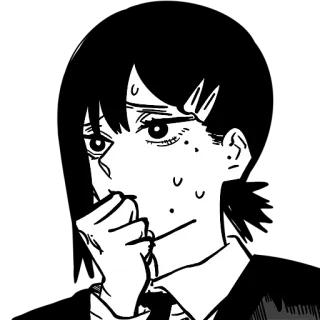 😰 5f6d2533 Anime, Manga, Ekspresi, Keringat, Takut, Gugup whatsapp sticker