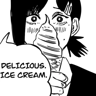 🍦 ee7be240 DELICIOUS. ICE CREAM. es krim, lezat, makanan, manis, hidangan penutup whatsapp sticker
