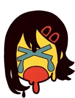 🌟 84a1b1ff huilen, cartoon, verdrietig, emo, tranen, boos telegram sticker