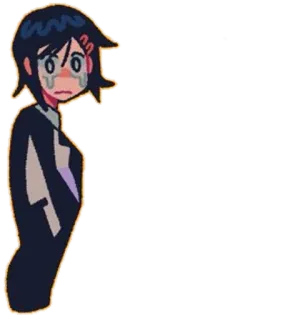 🌟 af3f4eef anime, huilen, verdrietig, personage, meisje, emotioneel telegram sticker