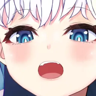 💧 4bf5c047 Anime, Cô gái, Dễ thương, Khuôn mặt telegram sticker