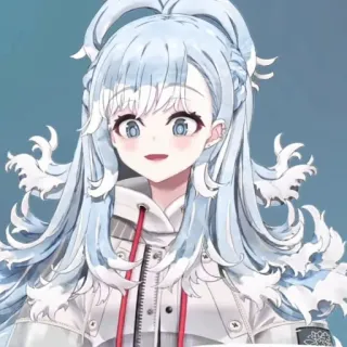 💦 7da5a05b Kobo Kanaeru Аниме, Витюбер, Кобо Канаэру, Милый telegram sticker