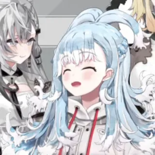 💦 7e445dc4 Аниме, Витубер, Милый, Девушка telegram sticker