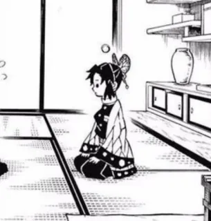 🐚 970764b7 Shinobu Kocho Demon Slayer Anime, Demon Slayer, Shinobu Kocho, Manga, Papillon, Personnage telegram sticker