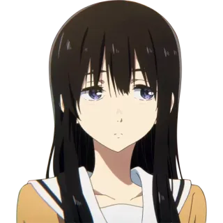 😶 efb0929f Nishimiya Shouko A Silent Voice Anime, Ragazza, Nishimiya Shouko, A Silent Voice, Personaggio, Shouko telegram sticker