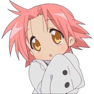 😮 941c064b Аниме, Манга, Милый, Каваий, Девушка, Персонаж telegram sticker