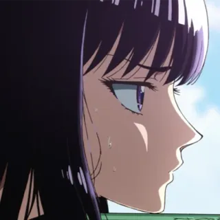 😒 40e25d19 Anime, Garota, Desenho animado, Retrato, Triste telegram sticker