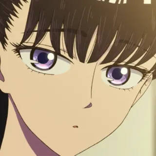 😮 a54a7b2f Komi Shouko Komi Can't Communicate Anime, Komi can't communicate, Komi Shouko, fofo, escola, Mangá, japonês telegram sticker