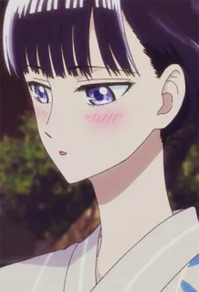 😳 beddeefb Anime, Menina, Retrato, Japonês, Desenho animado telegram sticker