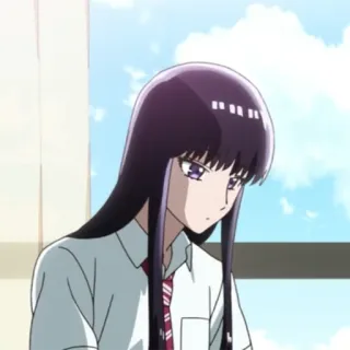 😕 cdfeaf51 Anime, Garota, Uniforme escolar, Estudante, Desenho animado telegram sticker