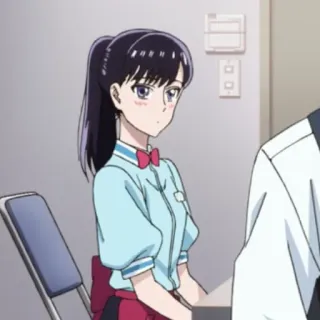 😕 e29ff429 anime, garota, personagem, ilustração telegram sticker