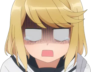 😰 01ec14e2 Anime, Personnage, Pleurs, Triste, Expression, Choqué, Détressé whatsapp sticker