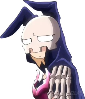 🤨 946e1bc3 Anime, Squelette, Capuche, Personnage, Costume whatsapp sticker