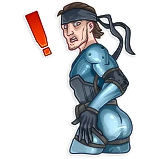 Hideo Kojima whatsapp stickers