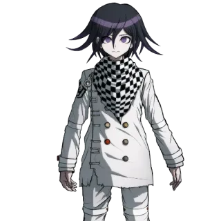 🤨 104415b0 Kokichi Oma Danganronpa 动漫, 角色, 弹丸论破, 王马小吉, 总 नेता, 骗子, 恶作剧 telegram sticker
