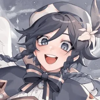 🌟 441088ff Venti Genshin Impact Anime, Genshin Impact, Venti, Nhân vật, Trò chơi điện tử, Fanart telegram sticker