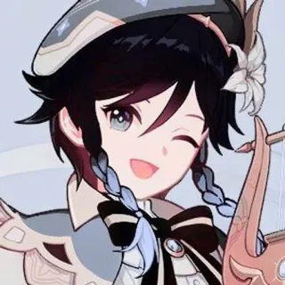 🌟 be56e73a Venti Genshin Impact Venti, Genshin Impact, anime, dễ thương, nhân vật, game, nhạc sĩ telegram sticker
