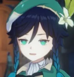 🌟 f52a4acd Venti Genshin Impact Venti, Genshin Impact, Anime, Trò chơi điện tử, Nhân vật telegram sticker