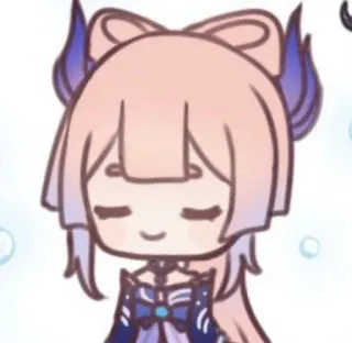 💗 deb63fc0 Sangonomiya Kokomi Genshin Impact Anime, Genshin Impact, Kokomi, Jeu vidéo telegram sticker