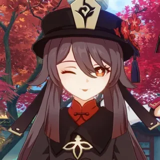 🥀 465702c2 Hu Tao Genshin Impact Hu Tao, Genshin Impact, anime, videogioco, personaggio, carino whatsapp sticker