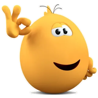 👌 89c9be00 emoji, okay, yellow, cartoon telegram sticker