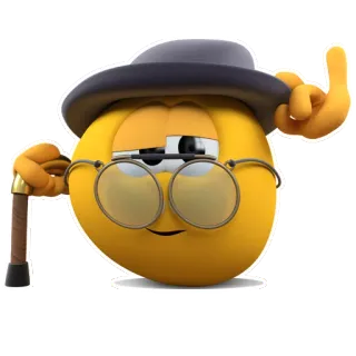 😌 8d2113e2 emoji, middle finger, insult, offensive, gesture, cartoon telegram sticker