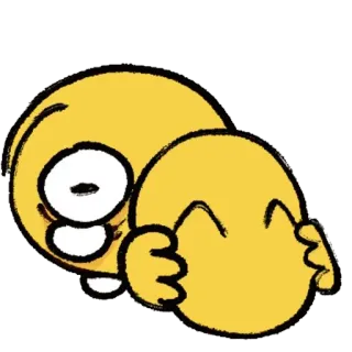 🤡 1dd536eb Emoji, Peluk, Emotikon, Senang, Lucu telegram sticker