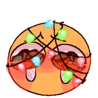 🔦 6f0be32a Emoji, Sedih, Menangis, Air mata, Emosional, Wajah telegram sticker