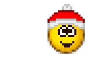 🎉 b46e9773 Emoji, Navidad, Gorro de Papá Noel, Pixel art, Fiesta, Festivo telegram sticker