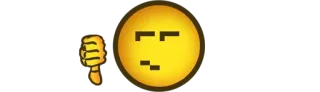 👎 955ce89a Emoji, Pollice verso, Non mi piace telegram sticker