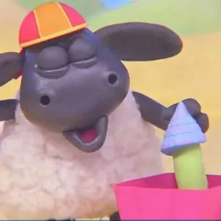 🍄 821b3dfb Shaun the Sheep owca, kreskówka, postać, animacja poklatkowa, Baranek Shaun telegram sticker
